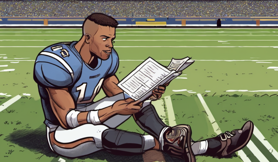 Unlock the Edge in Fantasy Football with Record Book, Pre-Draft Rankings, and Draft Ordering — AI-generated editorial illustration