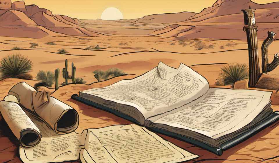 Dead Sea Scrolls: A Key to Israel’s Historical Legitimacy — AI-generated editorial illustration