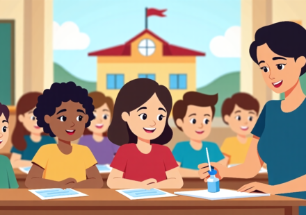 Kindergarten Vaccination Rates Drop as Exemptions Hit Record High — AI-generated editorial illustration