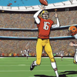 Mendoza’s Pick‑Six Highlights Growing Pains for Raiders Rookie — AI-generated editorial illustration