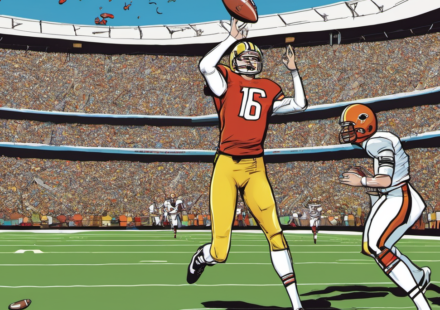 Mendoza’s Pick‑Six Highlights Growing Pains for Raiders Rookie — AI-generated editorial illustration