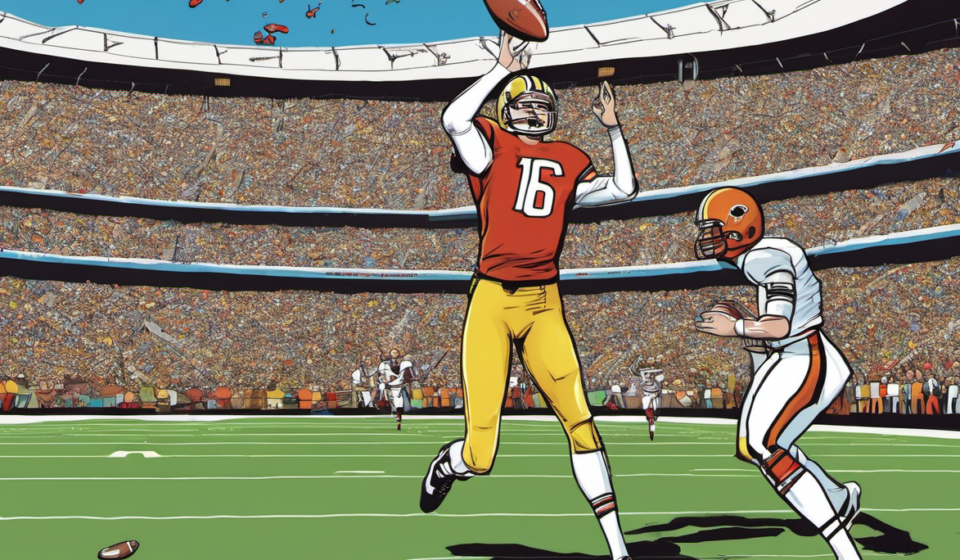Mendoza’s Pick‑Six Highlights Growing Pains for Raiders Rookie — AI-generated editorial illustration
