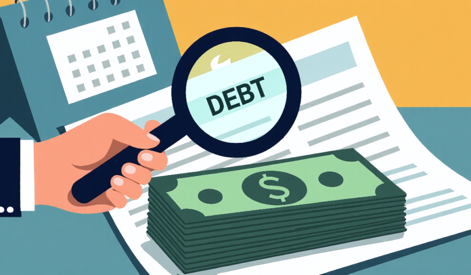 How to Verify the True Age of a Collection Debt — AI-generated editorial illustration