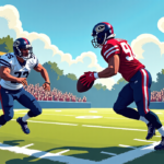 Mendoza’s Second Preseason Game Starts Roughly with a Pick‑6 — AI-generated editorial illustration