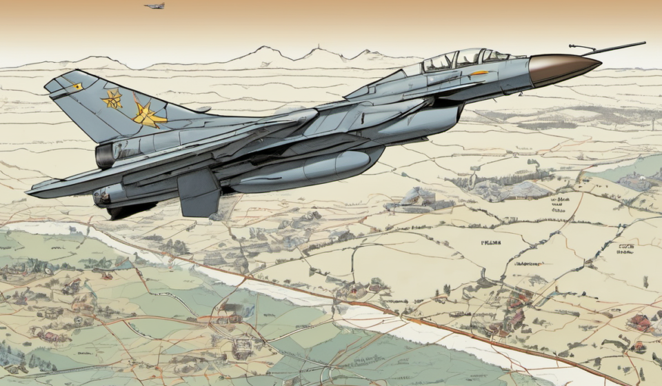 Ukraine’s New Glide Bomb Cuts Dependence on U.S. Arms — AI-generated editorial illustration