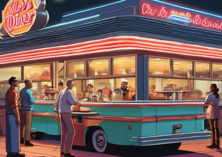 The 24‑Hour Diner Is Vanishing: What’s Driving the Decline — AI-generated editorial illustration
