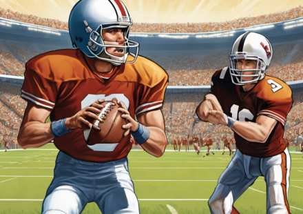 Kubiak Keeps Raiders QB Battle Open After Preseason Showdown — AI-generated editorial illustration