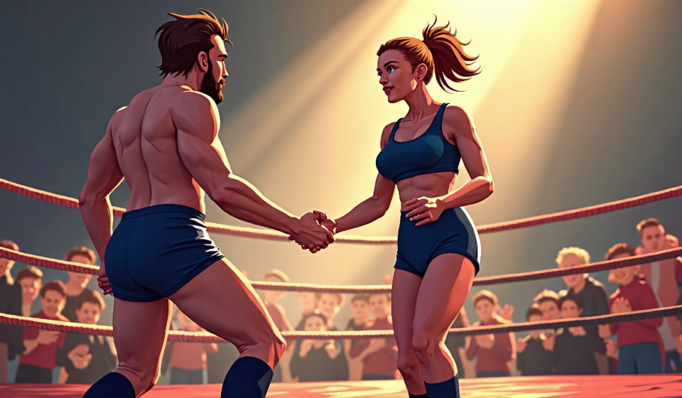 Gabby Forza Signs with TNA, Aims to Challenge Men in Knockouts Division — AI-generated editorial illustration