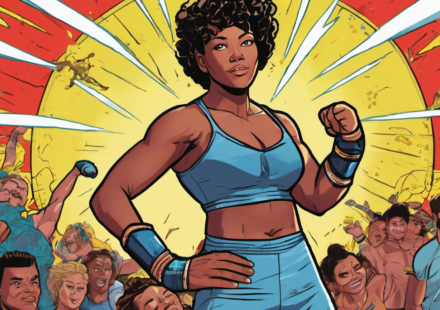 Willow Nightingale Draws Strength from Mom’s Immigrant Journey Ahead of AEW Title Defense — AI-generated editorial illustration
