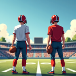 Raiders Skip Naming Starter, Keep Cousins and Mendoza in the Mix — AI-generated editorial illustration