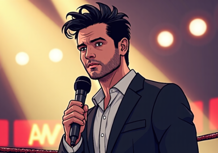 David Arquette Eyes AEW Return in a ‘Ready To Rumble’ Sequel — AI-generated editorial illustration