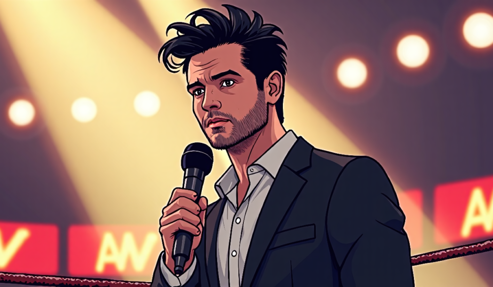 David Arquette Eyes AEW Return in a ‘Ready To Rumble’ Sequel — AI-generated editorial illustration