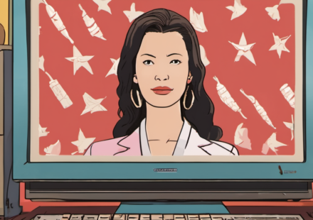 Japan Cancels Netflix Dating Show After Justice Ministry Backlash — AI-generated editorial illustration