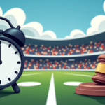 Federal Court Blocks More College Athletes From Returning — AI-generated editorial illustration