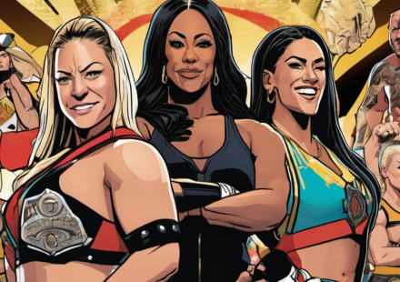 Mercedes Moné Eyes Bayley Reunion Amid AEW vs. WWE Freedom Debate — AI-generated editorial illustration