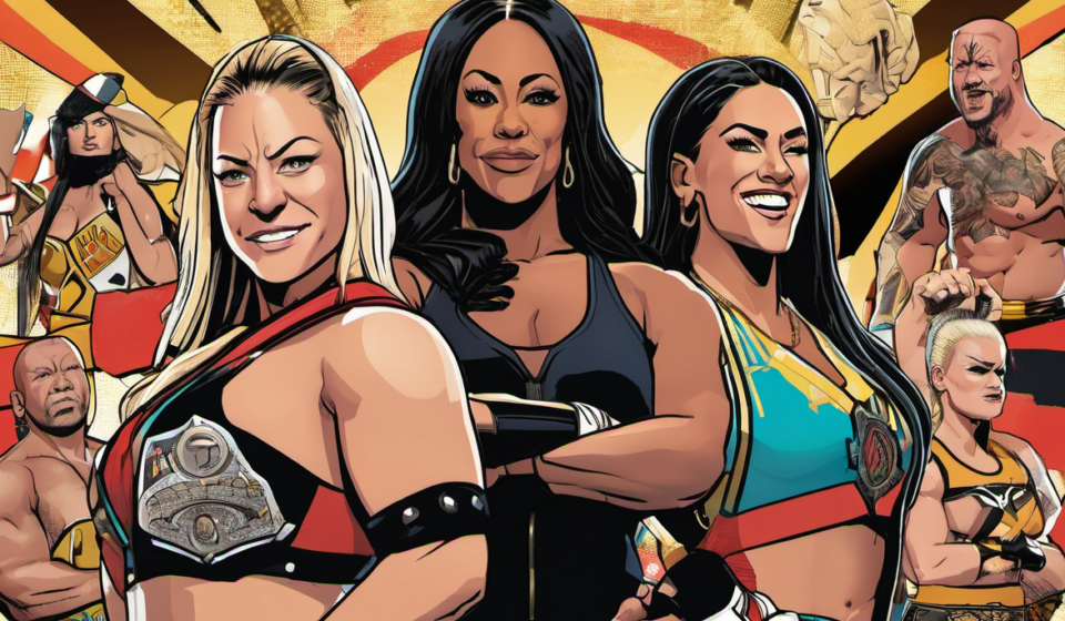 Mercedes Moné Eyes Bayley Reunion Amid AEW vs. WWE Freedom Debate — AI-generated editorial illustration