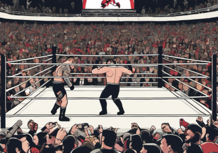 CM Punk vs. Kevin Owens: Betting Odds and What to Expect on SmackDown — AI-generated editorial illustration