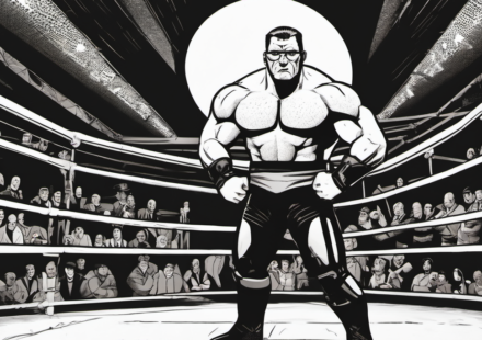 Kevin Knight Embraces Heel Turn, Prepares for Allin Clash at AEW All In — AI-generated editorial illustration
