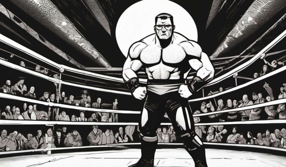 Kevin Knight Embraces Heel Turn, Prepares for Allin Clash at AEW All In — AI-generated editorial illustration