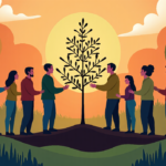 Embracing Gratitude: Robin Wall Kimmerer’s Call to Reciprocity with Nature — AI-generated editorial illustration