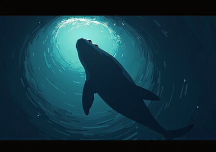 Whalefall Trailer Reveals Intense Real‑Life Whale‑Swallowing Survival — AI-generated editorial illustration