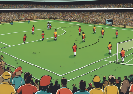 Messi and Fray Fined for Head‑and‑Neck Contact in Philadelphia — AI-generated editorial illustration