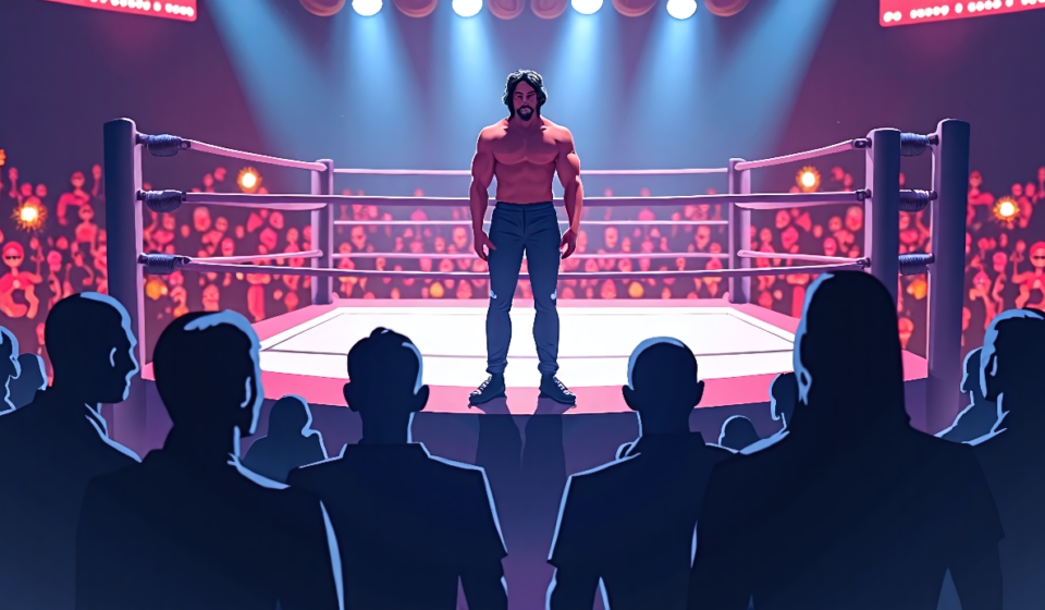 WWE SmackDown Highlights: Lil Yachty’s Debut, Monroe’s Delay, and Nakamura’s Mystery Partner — AI-generated editorial illustration