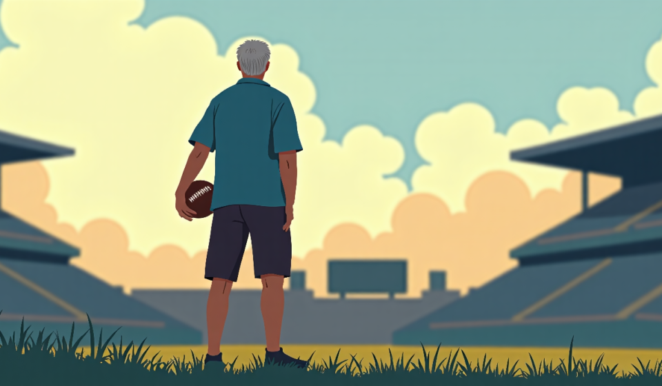 Nick Chubb Announces Retirement After 8 NFL Seasons — AI-generated editorial illustration