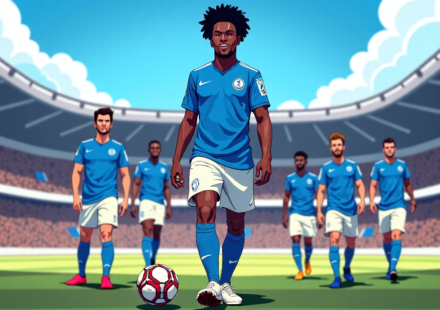 Tim Weah Leads Marseille to Season‑Opening Victory Over Strasbourg — AI-generated editorial illustration
