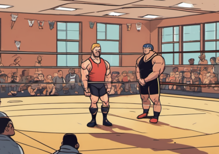 Swerve Strickland Mourns Loss of Original Trainer Ron "The Pharaoh" Cromartie — AI-generated editorial illustration