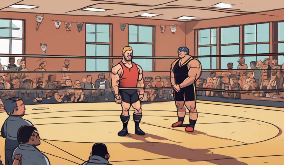 Swerve Strickland Mourns Loss of Original Trainer Ron "The Pharaoh" Cromartie — AI-generated editorial illustration