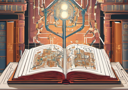 Tim O’Reilly Critiques Big AI Labs: Open Source Is the Future — AI-generated editorial illustration
