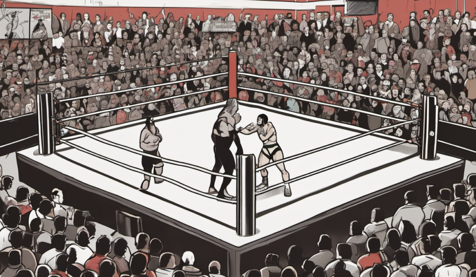 TNA iMPACT Shakes Up Lockdown, Knockouts, and Undefeated Streak — AI-generated editorial illustration