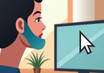 MouthPad Lets Your Tongue Control a Computer — AI-generated editorial illustration