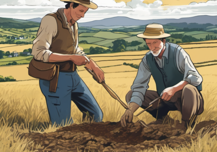 Bronze Age Gold Bracelets Unearthed Near Carlisle After Decades of Search — AI-generated editorial illustration