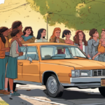 A Timeless Tradition of Gratitude: Oklahoma High School's 'Kiss Your Mom' Rite of Passage — AI-generated editorial illustration