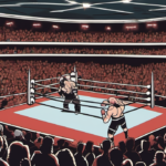 WWE House Show in London, Ontario: Gable Defends Intercontinental Title — AI-generated editorial illustration