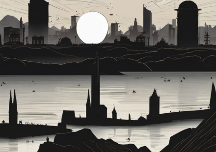 Europe Witnesses Total Solar Eclipse for First Time Since 1912 — AI-generated editorial illustration