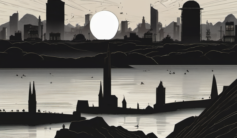 Europe Witnesses Total Solar Eclipse for First Time Since 1912 — AI-generated editorial illustration