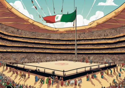 WWE Eyes November Crown Jewel 2026 in Saudi Arabia — AI-generated editorial illustration