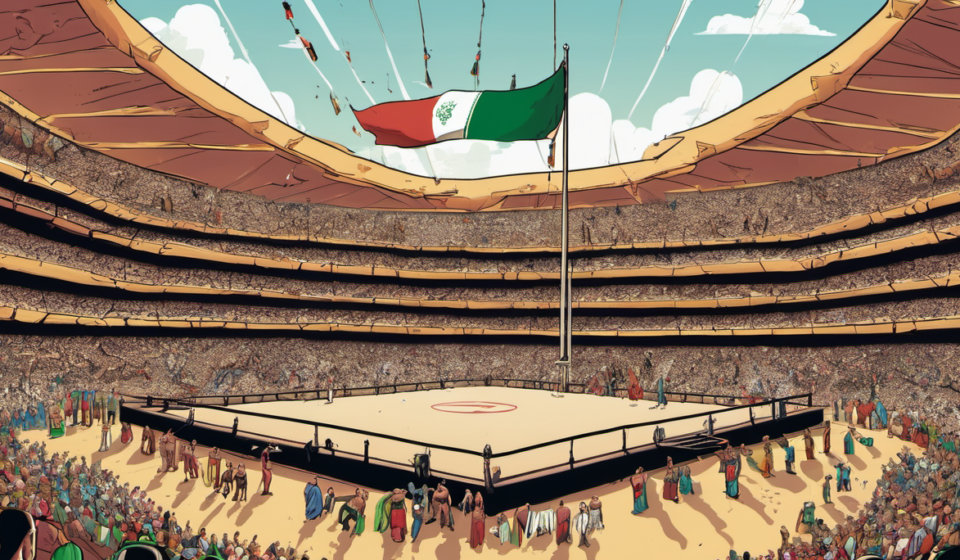 WWE Eyes November Crown Jewel 2026 in Saudi Arabia — AI-generated editorial illustration