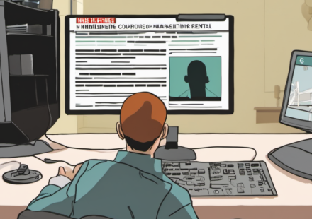 Fake Rental Listings Surge, Costing Victims Thousands — AI-generated editorial illustration