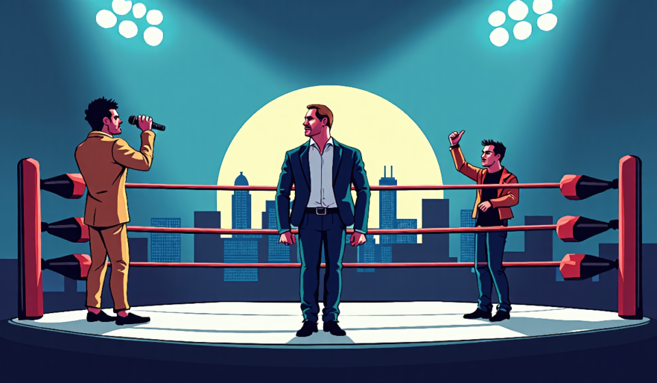 TNA iMPACT Shock: Mustafa Ali’s Emergency Declared, Jason Hotch Wins Title — AI-generated editorial illustration