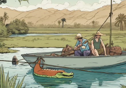 Boater Turns Vehicle Rope into Life‑Saving Tourniquet After Alligator Attack — AI-generated editorial illustration