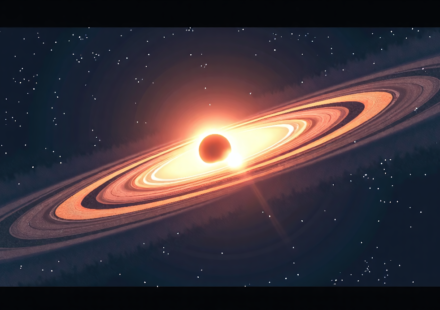 Astronomers Spot ‘Black Hole Star’ – A Stellar Powerhouse 100 Billion Times Brighter — AI-generated editorial illustration