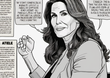 Caitlyn Jenner Offers Simple Solution to WNBA Trans Athlete Debate — AI-generated editorial illustration