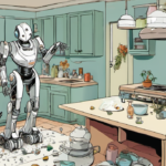 Humanoid Robots Aren’t Ready to Clean Your Kitchen Yet — AI-generated editorial illustration