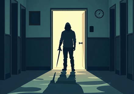 Swedish School Sword Attack Leaves One Dead, Multiple Injured — AI-generated editorial illustration
