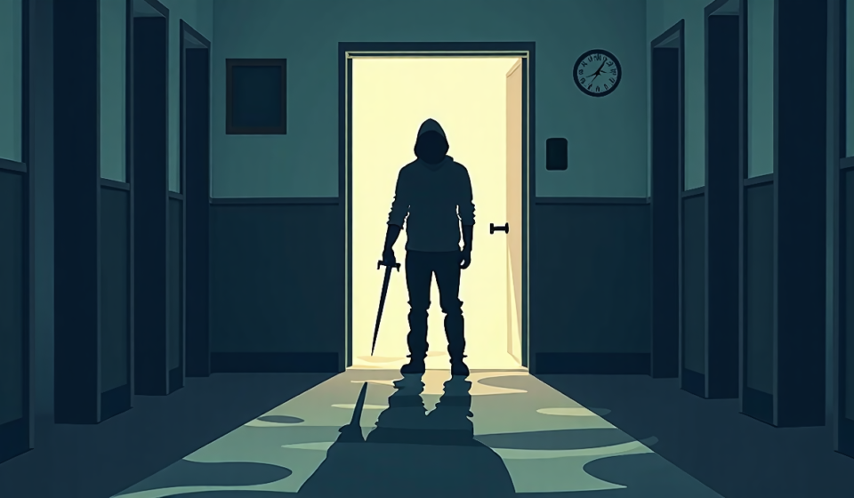 Swedish School Sword Attack Leaves One Dead, Multiple Injured — AI-generated editorial illustration