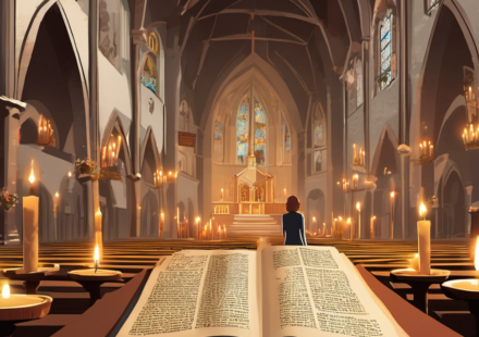 David Henrie: Why Gen Z is Flocking to Traditional Catholicism — AI-generated editorial illustration